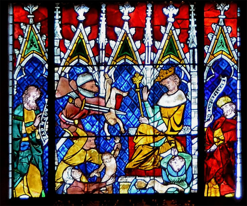 Strasbourg - Vitrail de la Vie de la Vierge et Enfance du Christ © Morio60 - licence [CC BY-SA 2.0] from Wikimedia Commons