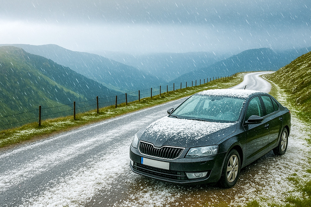 Intempéries dans les Vosges. Image via OpenAI
