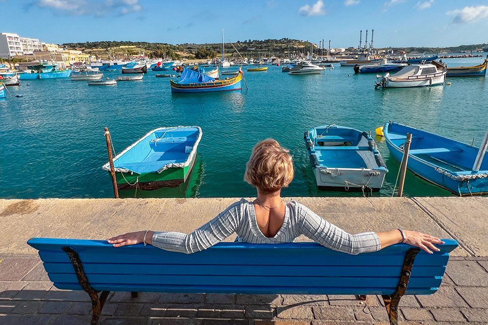 Marsaxlokk harbor, Malta by natayurchuk via Envato Elements Port de Marsaxlokk à Malte. Photo par natayurchuk via Envato Elements