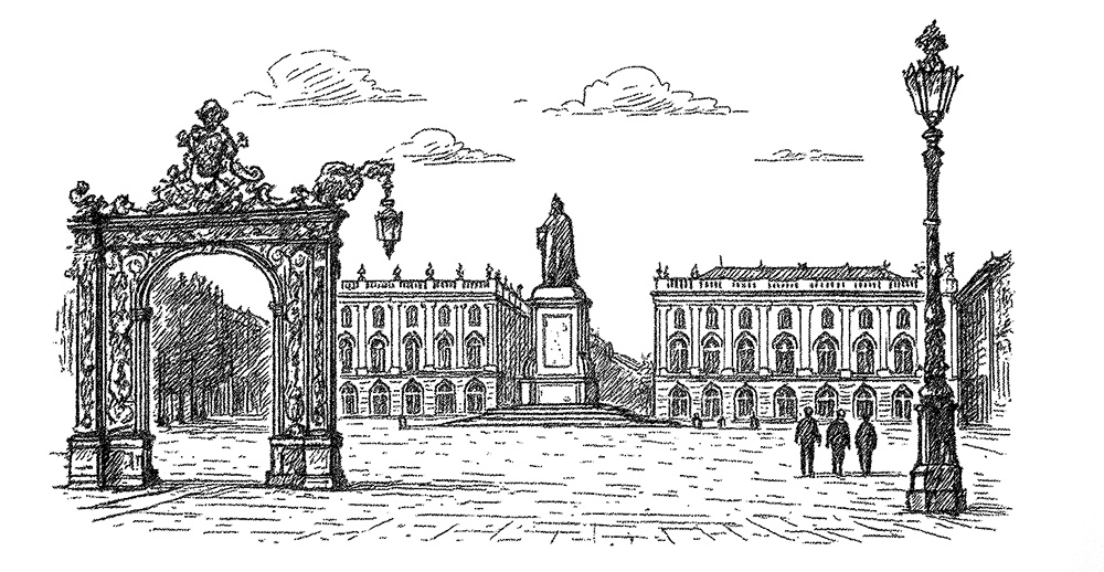 Nancy Place Stanislas Croquis 2 par Open AI Nancy Place Stanislas Croquis 2 par Open AI