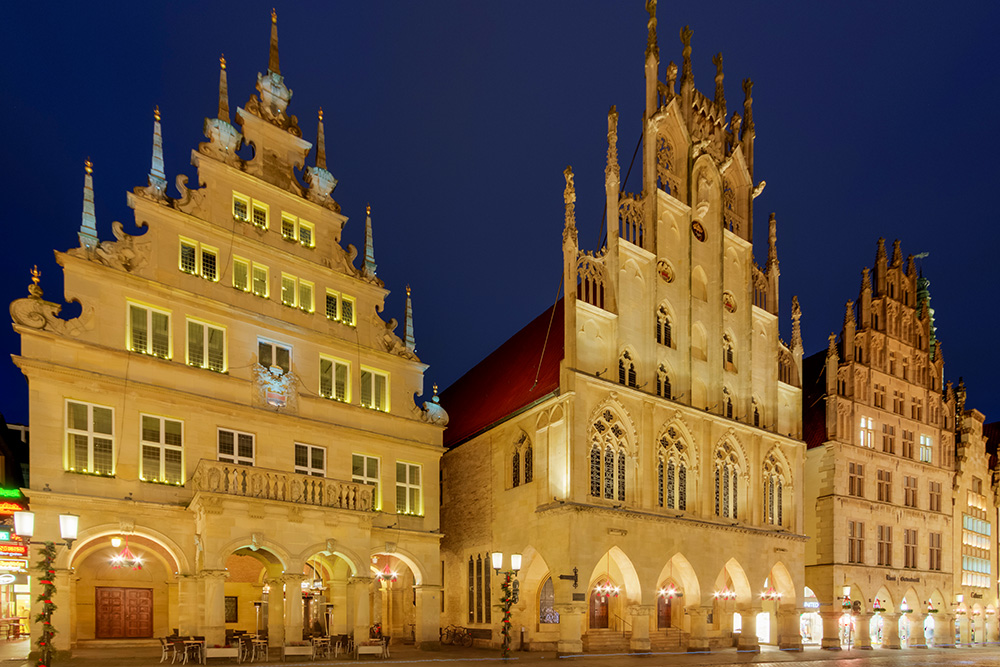 Münster Historisches Rathaus. Photo © Dietmar Rabich - licence [CC BY-SA 4.0] from Wikimedia Commons