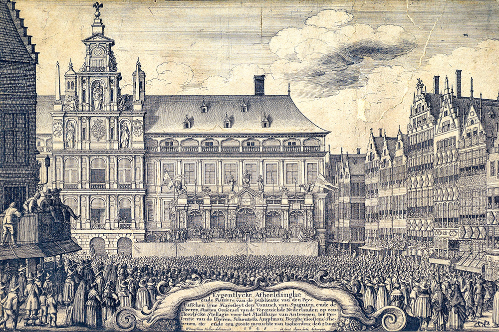 Proclamation des Traités de Westphalie à Münster Conséquences des Traités de Westphalie sur l'Alsace