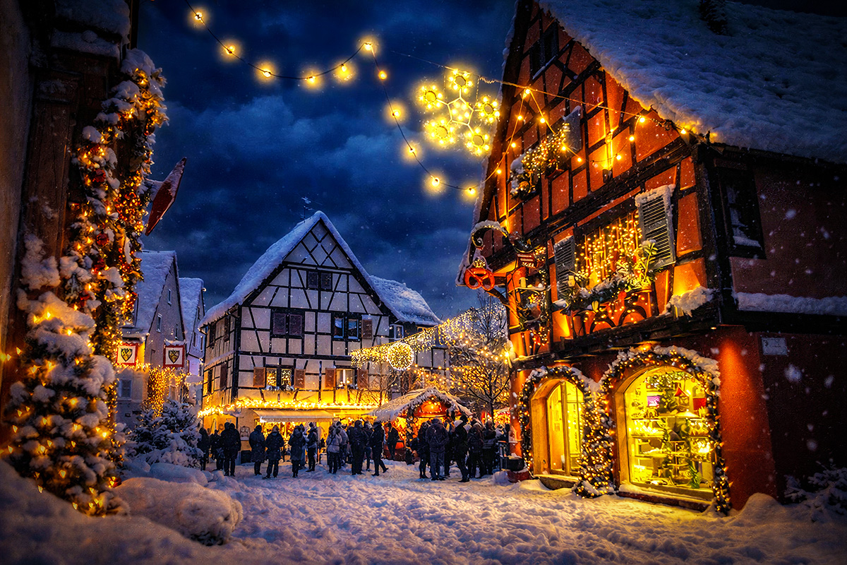 Eguisheim à Noël © French Moments